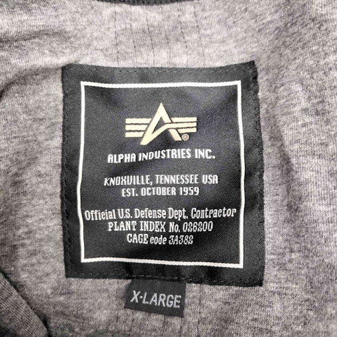 アルファインダストリーズ ALPHA INDUSTRIES BONDING STAND JACKET ミリタリージャケット メンズ XL