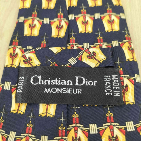 クリスチャンディオール Christian Dior 総柄ネクタイ メンズ