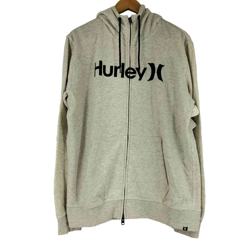 ハーレー Hurley ロゴプリント ダブルジップ ジップアップ パーカー メンズ JPN:M