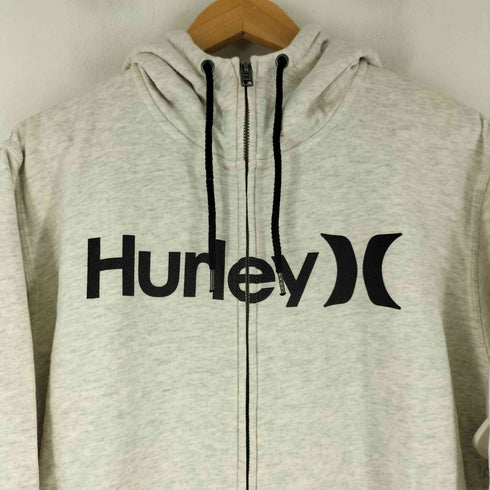 ハーレー Hurley ロゴプリント ダブルジップ ジップアップ パーカー メンズ JPN:M