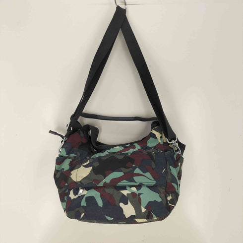 キプリング KIPLING HANYA Camo Large チャーム付き 2way カモ柄 ショルダーバッグ レディース