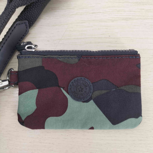 キプリング KIPLING HANYA Camo Large チャーム付き 2way カモ柄 ショルダーバッグ レディース