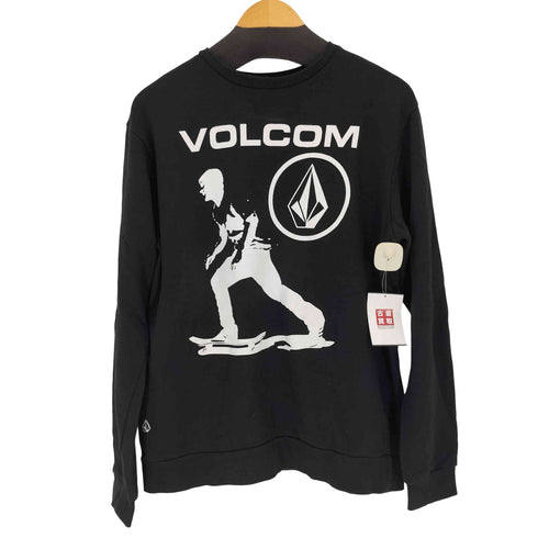 ヴォルコム VOLCOM スケーター ロゴ プリント トレーナー メンズ import:L