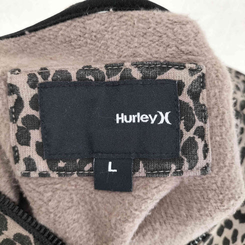 ハーレー Hurley Y2K レオパード柄 ラグラン フルジップ パーカー メンズ JPN:L