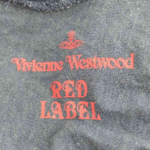 ヴィヴィアンウエストウッドレッドレーベル Vivienne Westwood RED LABEL 鷹 オーブロゴプリント アシメ S/S ボートネック Tシャツ レディース 2