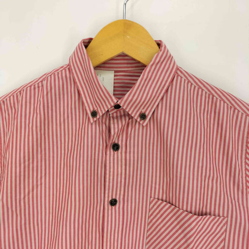 エヌハリウッド N.HOOLYWOOD ストライプ ダブル袖 S/S B.Dシャツ メンズ US:36