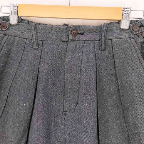 ノゾミイシグロ NOZOMI ISHIGURO 2タック サイドアジャスター コットン ワイド サルエルパンツ メンズ ONE SIZE