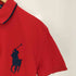 ポロバイラルフローレン Polo by RALPH LAUREN 現行タグ CUSTOM FIT ビッグポニー刺繍 袖ナンバリング3 鹿の子 半袖 ポロシャツ メンズ import:M