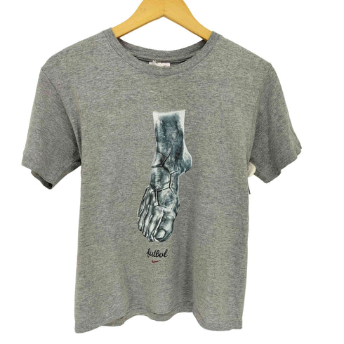 ナイキ NIKE 90s 銀タグ FUTBAL プリント クルーネック 半袖 Tシャツ メンズ JPN:M