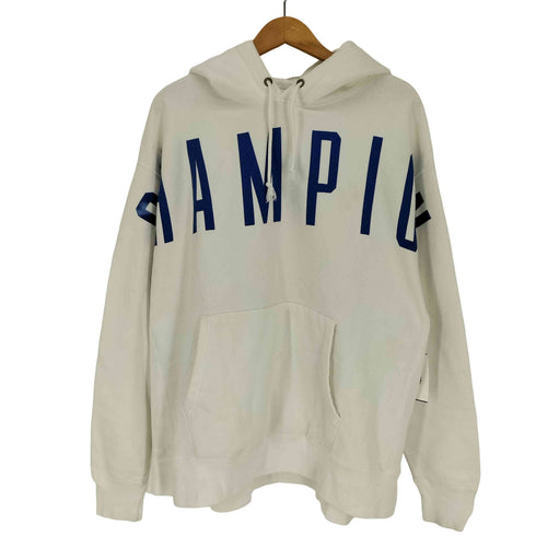 チャンピオン Champion 00S REVERSE WEAVE ロゴプリント リバースウィーブ プルオーバー パーカー メンズ 2XL