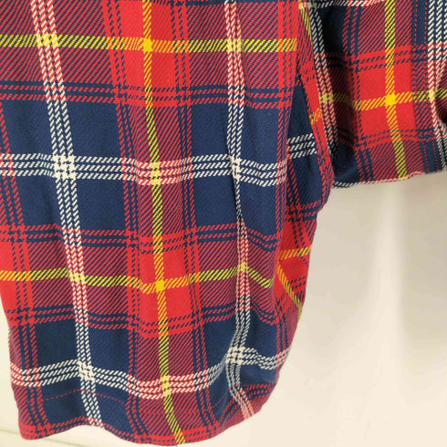 コムデギャルソンシャツ COMME des GARCONS SHIRT BOYS 18SS フランス製 タータンチェック 吊り サスペンダー サルエル パンツ メンズ JPN:S