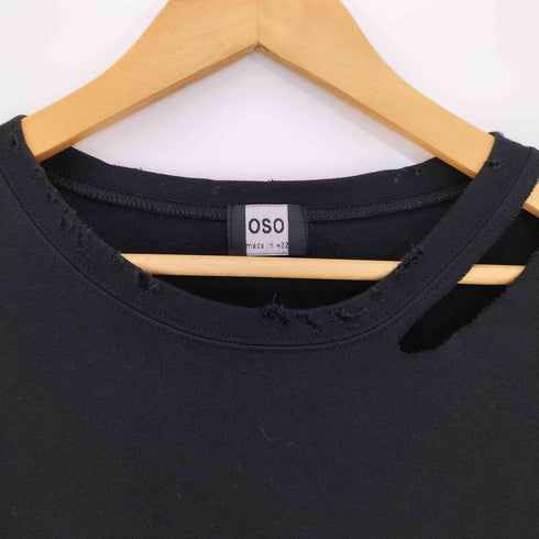 OSO made in +82 ダメージ加工 L/S カットソー メンズ