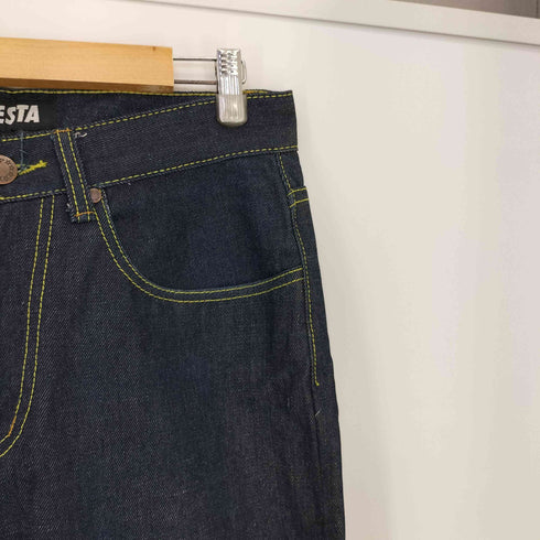 ネスタブランド NESTA BRAND バックLIONTM刺繍 リジット ストレートデニム メンズ JPN:M