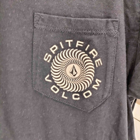 ヴォルコム VOLCOM 両面プリントロゴ S/S クルーネック Tシャツ メンズ JPN:M