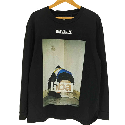 フードバイエアー HOOD BY AIR GALVANIZE フォトプリント L/D Tシャツ メンズ JPN:L