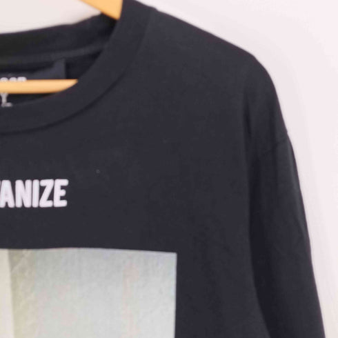 フードバイエアー HOOD BY AIR GALVANIZE フォトプリント L/D Tシャツ メンズ JPN:L