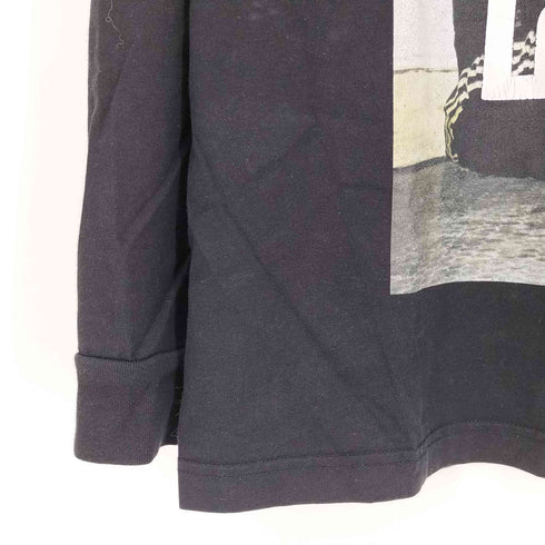 フードバイエアー HOOD BY AIR GALVANIZE フォトプリント L/D Tシャツ メンズ JPN:L