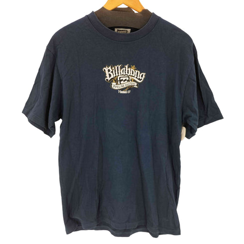 ビラボン BILLABONG 両面プリントロゴ S/S クルーネック Tシャツ メンズ L