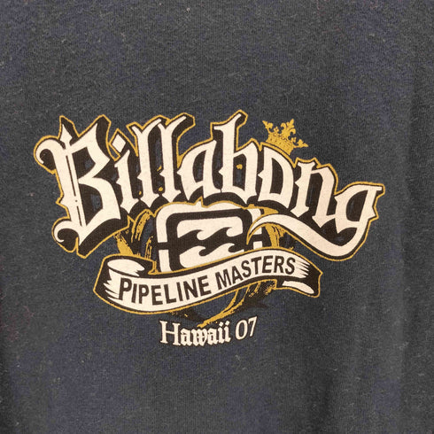 ビラボン BILLABONG 両面プリントロゴ S/S クルーネック Tシャツ メンズ L
