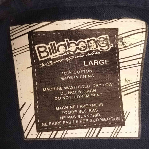 ビラボン BILLABONG 両面プリントロゴ S/S クルーネック Tシャツ メンズ L