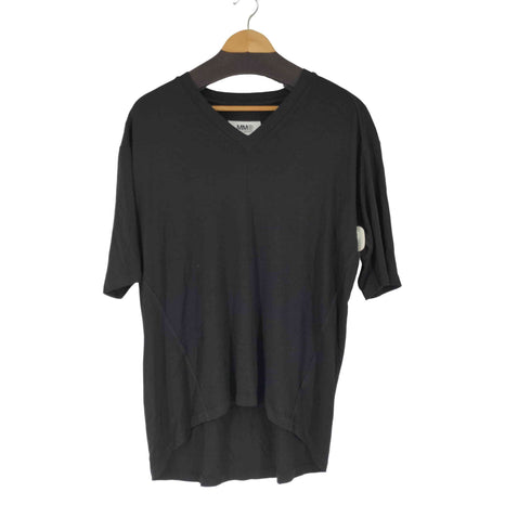 エムエムシックスメゾンマルジェラ MM6 Maison Margiela S/S Vネック レーヨン カットソー レディース JPN:1