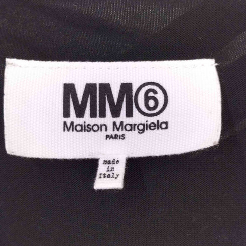 エムエムシックスメゾンマルジェラ MM6 Maison Margiela S/S Vネック レーヨン カットソー レディース JPN:1