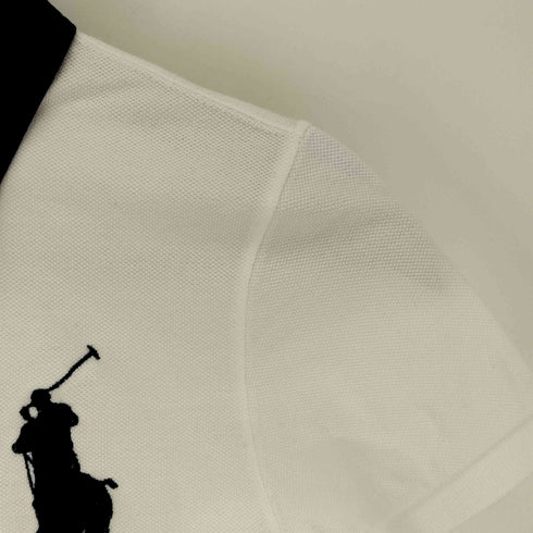 ラルフローレン RALPH LAUREN ビッグポニー刺繍 ナンバリングワッペン S/S 鹿の子 ポロシャツ レディース 5i