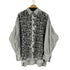 ネメス NEMETH 縄 総柄 L/S コットンシャツ メンズ import:L