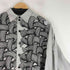 ネメス NEMETH 縄 総柄 L/S コットンシャツ メンズ import:L