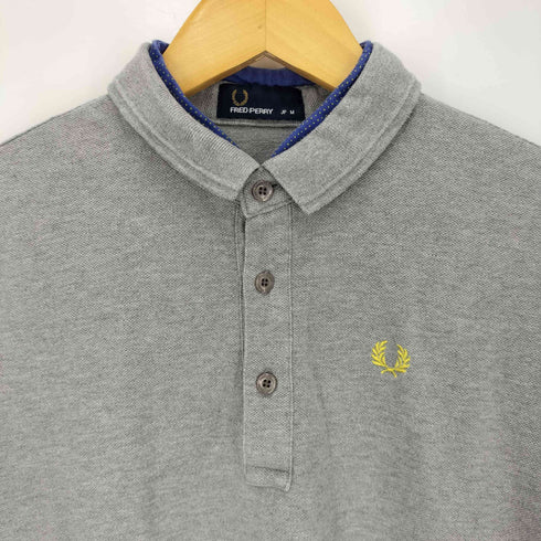 フレッドペリー FRED PERRY Neck Design S/S Polo Shirt ネック デザイン ポロ メンズ import:M
