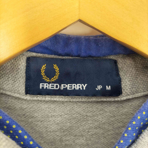フレッドペリー FRED PERRY Neck Design S/S Polo Shirt ネック デザイン ポロ メンズ import:M