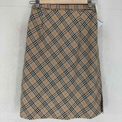 バーバリーブルーレーベル BURBERRY BLUE LABEL ノバチェックミディスカート レディース JPN:36