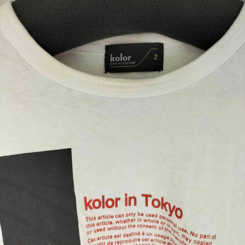 カラー kolor プリントデザイン S/S カットソー メンズ JPN:2