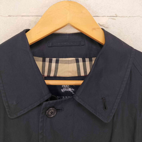 バーバリーロンドン BURBERRY LONDON 裏地ノバチェック 比翼ステンカラーコート メンズ 160