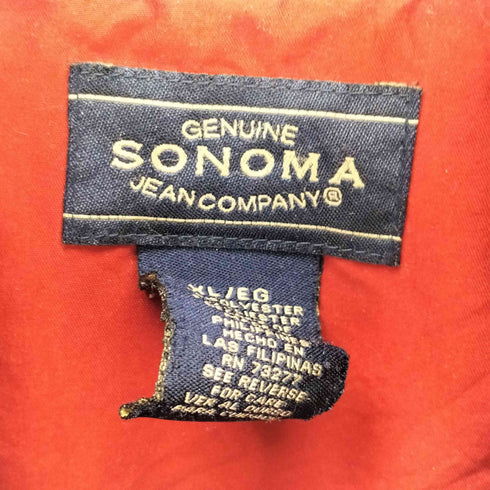ソノマ sonoma 00s バイカラー ボア ジャケット メンズ XL