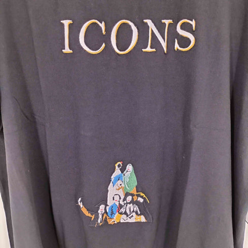 ストフ STOF イコン刺しゅうワイドTシャツ メンズ JPN:M