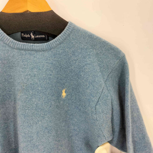 ラルフローレン RALPH LAUREN 90s-00s ポニー刺しゅう クルーネックニット レディース JPN:M