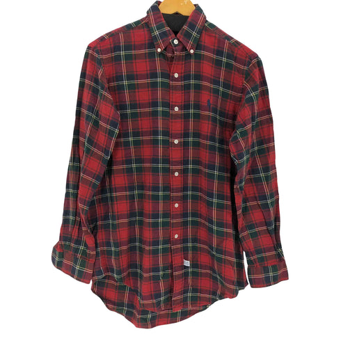 ラルフローレン RALPH LAUREN 90s-00s チェック柄 ボタンダウン シャツ メンズ JPN:S