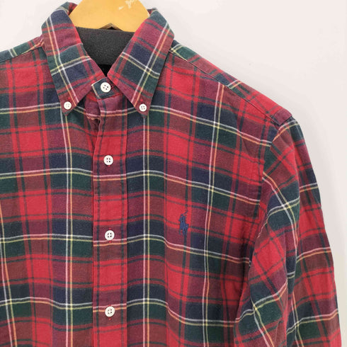 ラルフローレン RALPH LAUREN 90s-00s チェック柄 ボタンダウン シャツ メンズ JPN:S