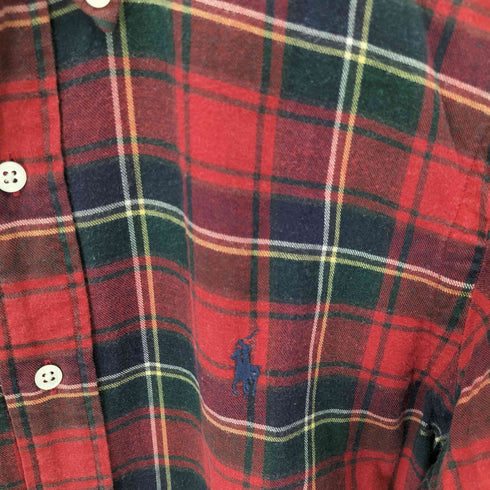 ラルフローレン RALPH LAUREN 90s-00s チェック柄 ボタンダウン シャツ メンズ JPN:S