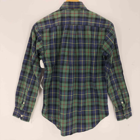 ラルフローレン RALPH LAUREN 90s-00s チェック柄 ポニー刺しゅう ボタンダウンシャツ レディース 160