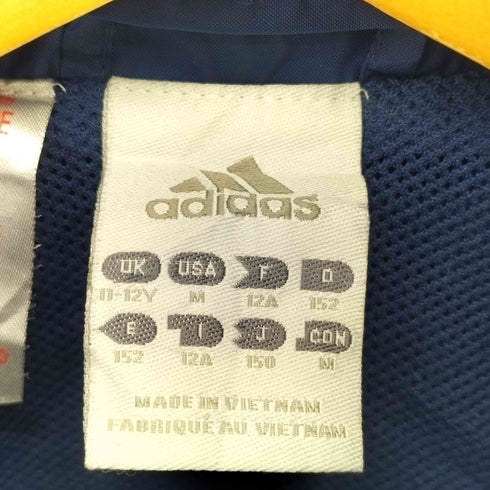 アディダス adidas チームロゴ刺繍 ナイロン トラックジャケット Y2K レディース import:M