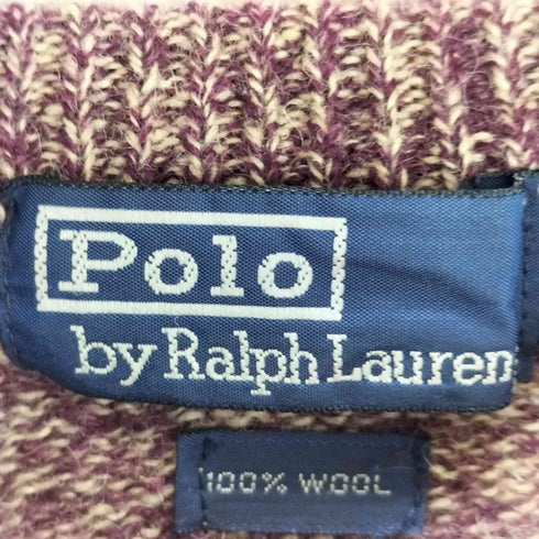 ポロバイラルフローレン Polo by RALPH LAUREN 90s-00s アーガイル ポニー刺しゅう クルーネックニット レディース JPN:M