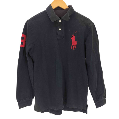 ポロバイラルフローレン Polo by RALPH LAUREN 90s-00s ビッグポニー 長袖 ポロシャツ メンズ JPN:M