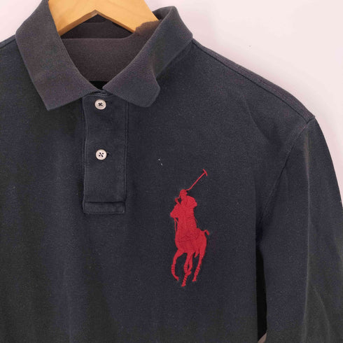 ポロバイラルフローレン Polo by RALPH LAUREN 90s-00s ビッグポニー 長袖 ポロシャツ メンズ JPN:M
