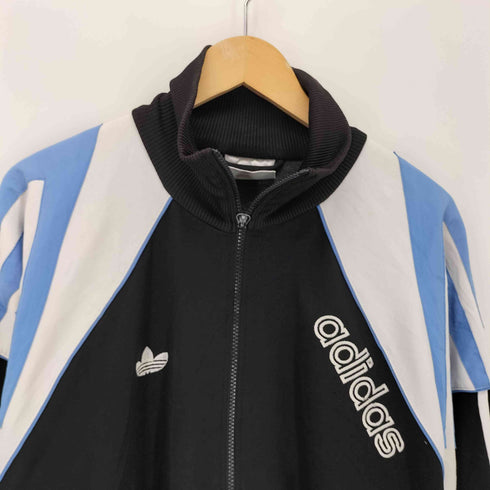 アディダス adidas 80-90s 万国旗タグ トレフォイルロゴ トラックジャケット メンズ import:M