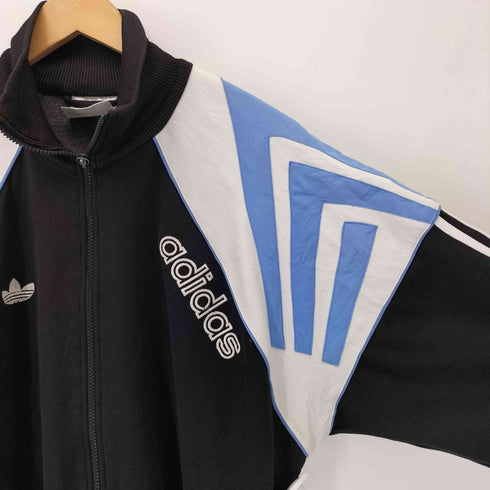 アディダス adidas 80-90s 万国旗タグ トレフォイルロゴ トラックジャケット メンズ import:M