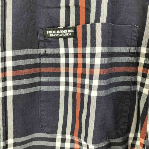 ポロジーンズカンパニーラルフローレン POLO JEANS COMPANY RALPH LAUREN チェック L/S シャツ メンズ JPN:S