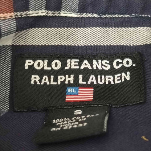 ポロジーンズカンパニーラルフローレン POLO JEANS COMPANY RALPH LAUREN チェック L/S シャツ メンズ JPN:S