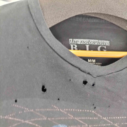 HIPHOPクルー プリントクルーネックTシャツ メンズ JPN:M